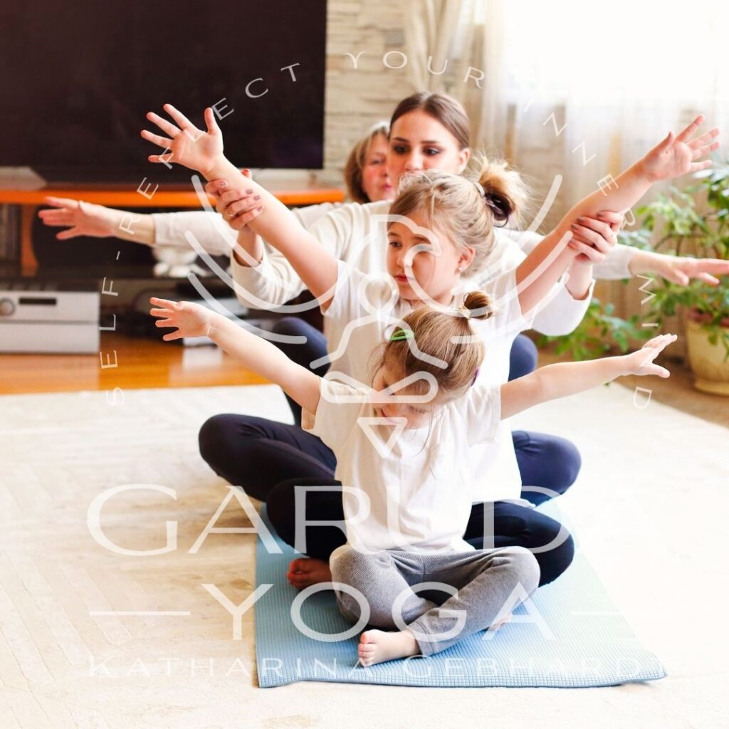 Familien Yoga in Panketal – Eltern und Kind üben gemeinsam